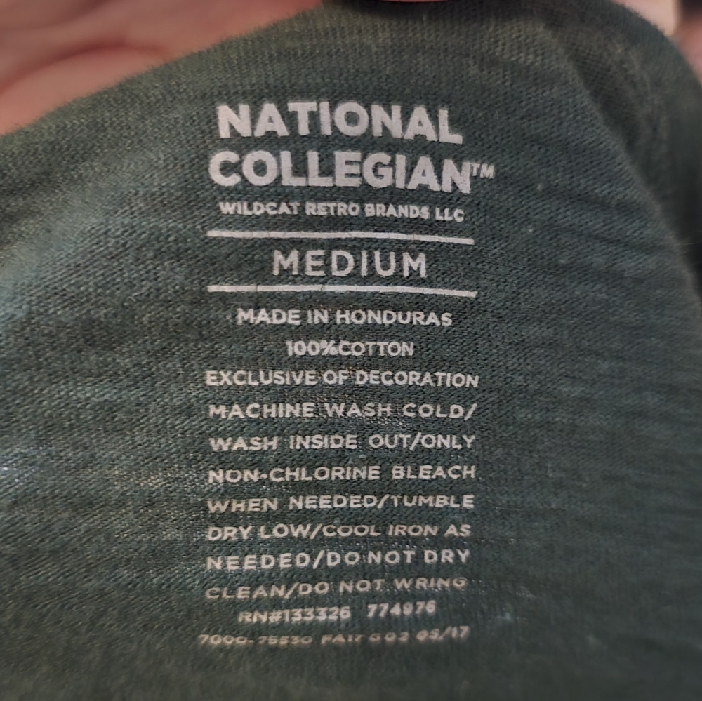 National Collegian M Michigan State University Spartans Tee - Picture 2 of 2